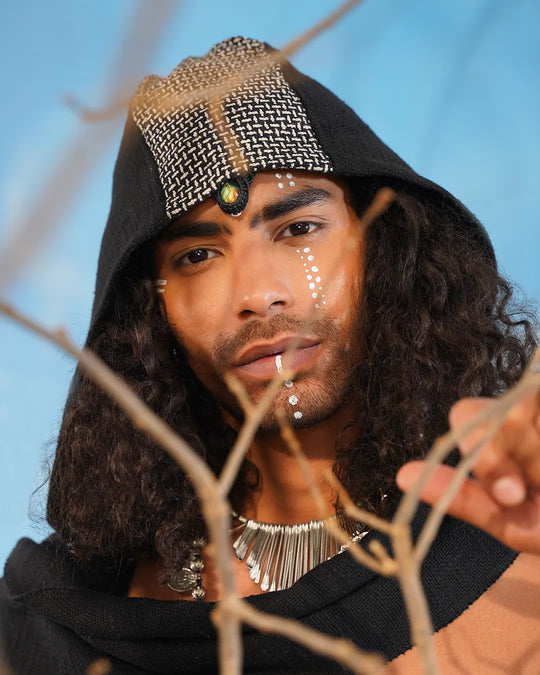 Men Obsidian Drift | Nomad Hooded Head Scarf