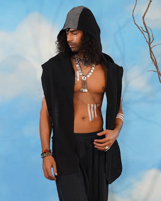 Men Obsidian Drift | Nomad Hooded Head Scarf