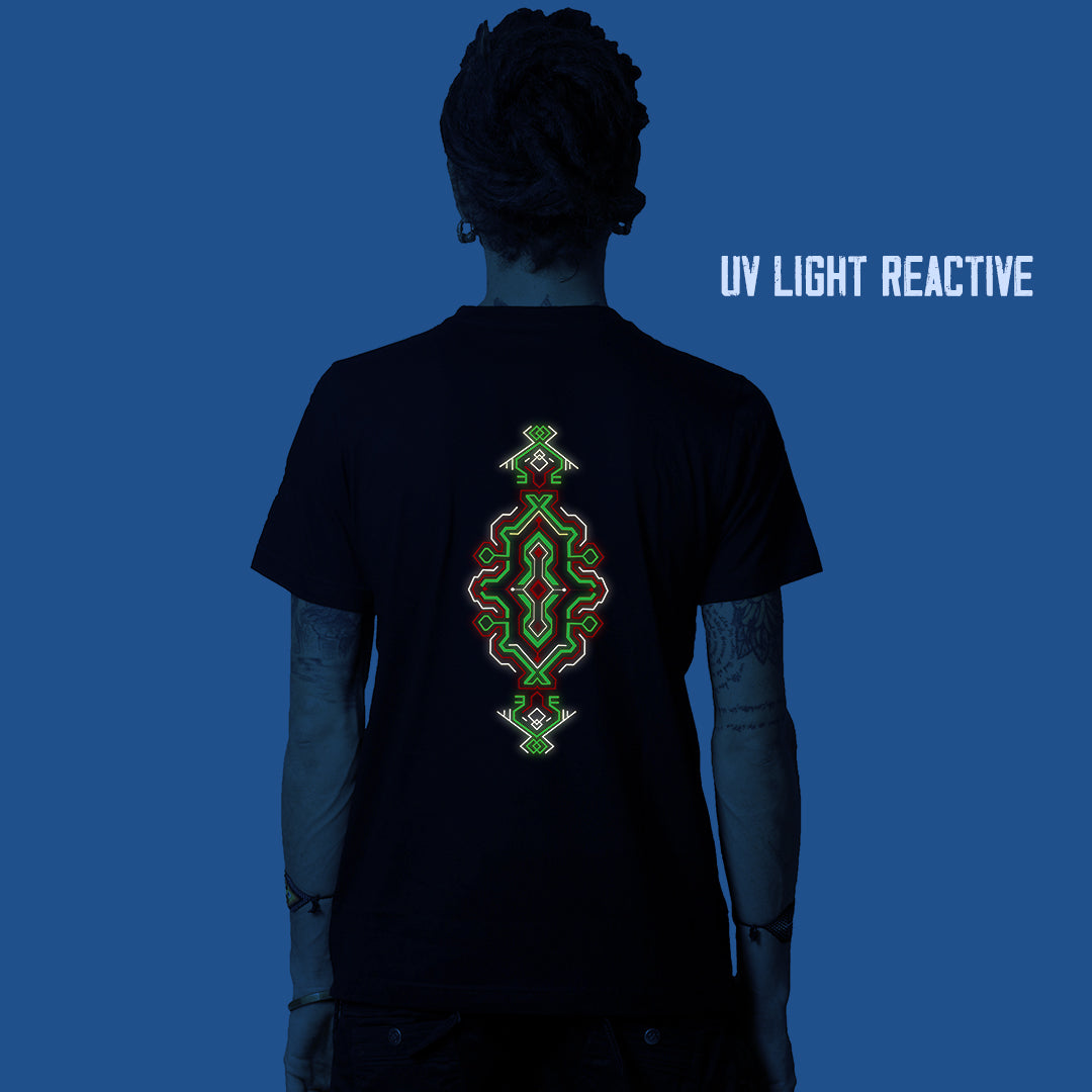 Barong UV Light Reactive Plus Glow in Dark T-Shirt