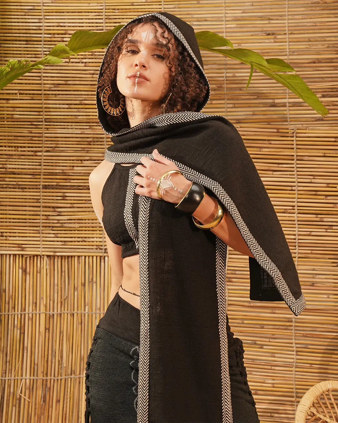 Shadow Weave | Nomad Hooded Head Scarf