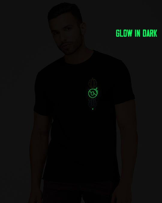 Bull Parade UV Light Reactive & Glow In Dark T-Shirt