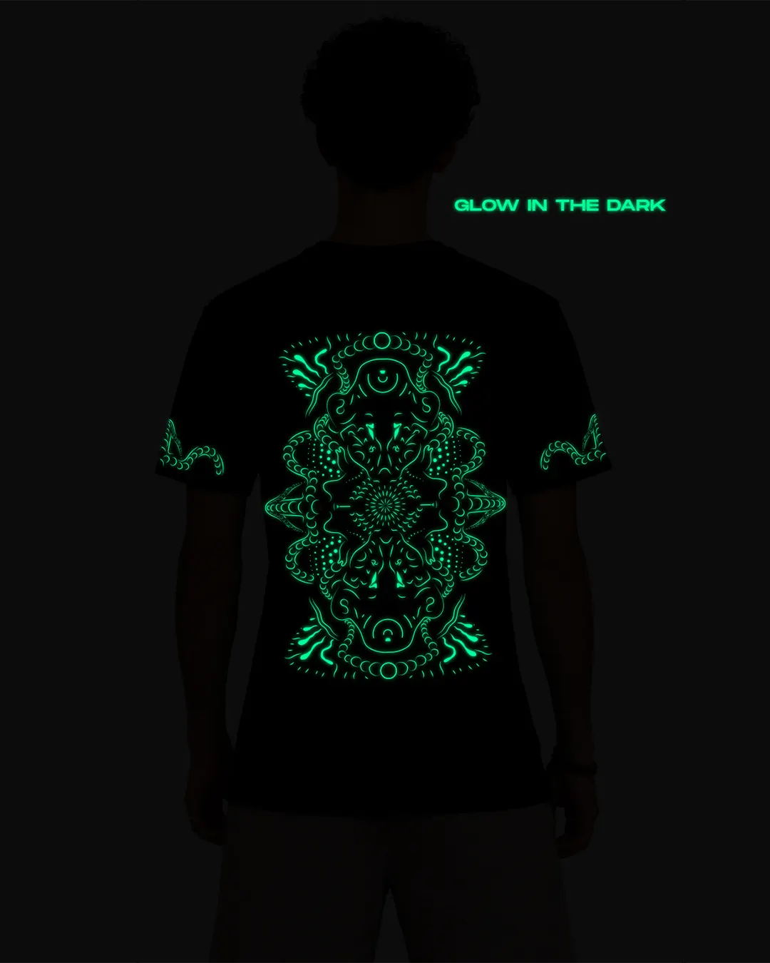 DMT Trip | UV Reactive Plus Glow In Dark | Regular Fit T-shirt