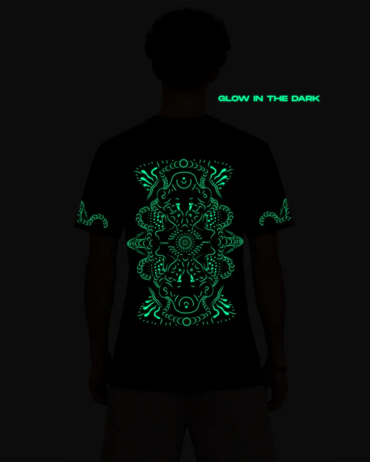 DMT Trip | UV Reactive Plus Glow In Dark | Regular Fit T-shirt