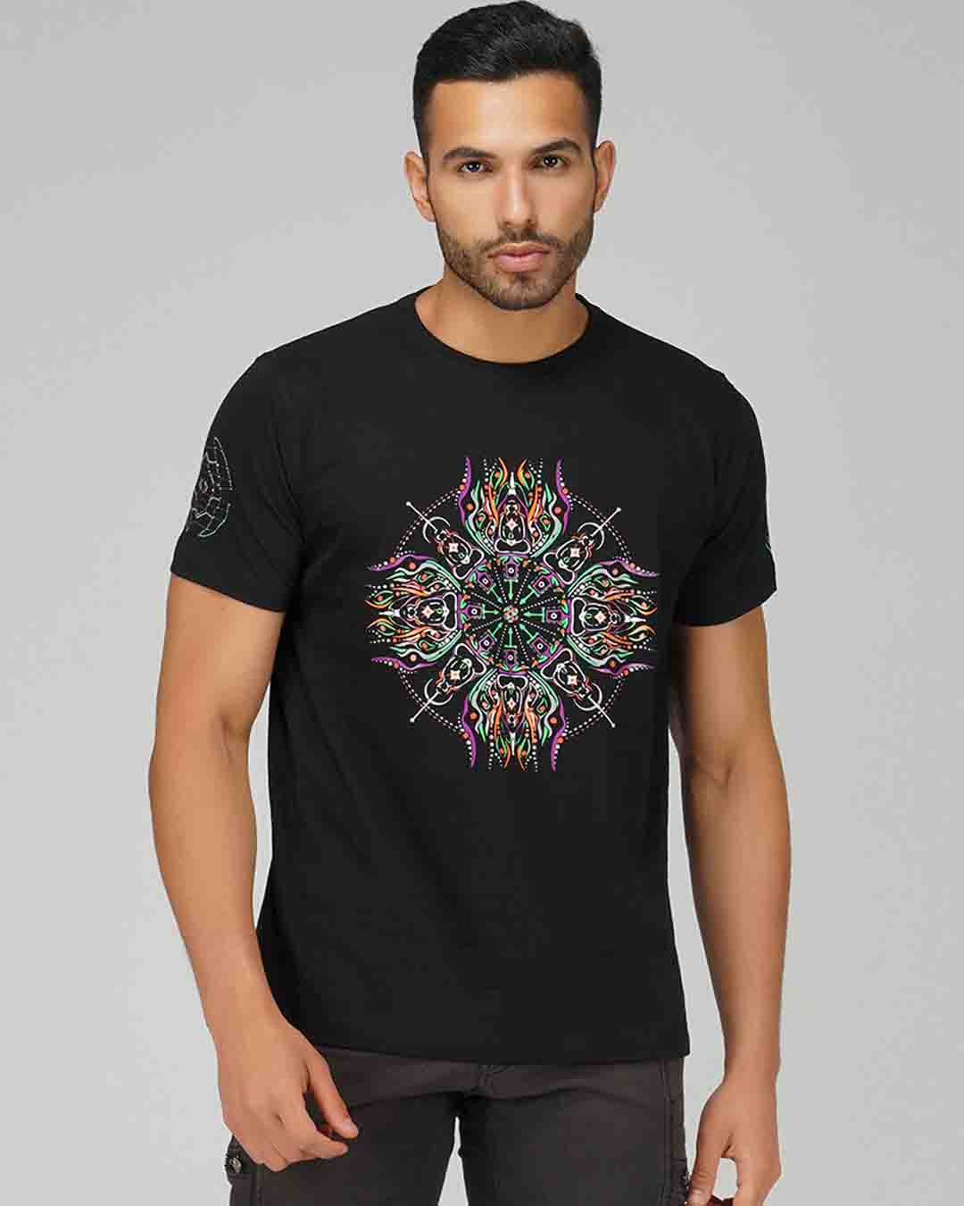 T-shirt Spiritual Network réactif à la lumière UV