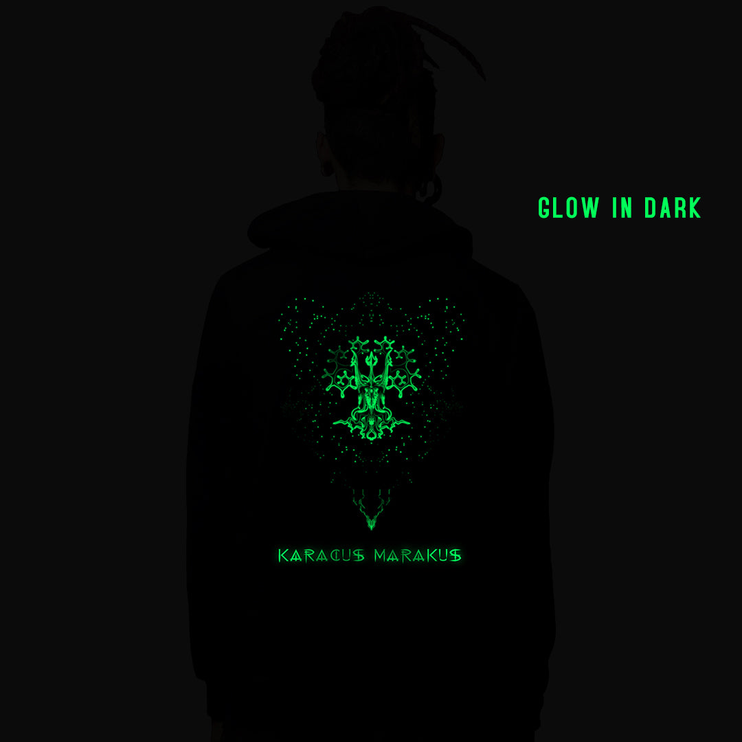 Karacus Marakus Glow In The Dark katoenen hoodie