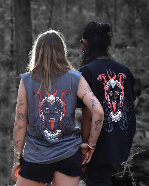 Stylish UV Reactive Tank Tee – Vibrant Psychedelic Prints for Parties and Raves