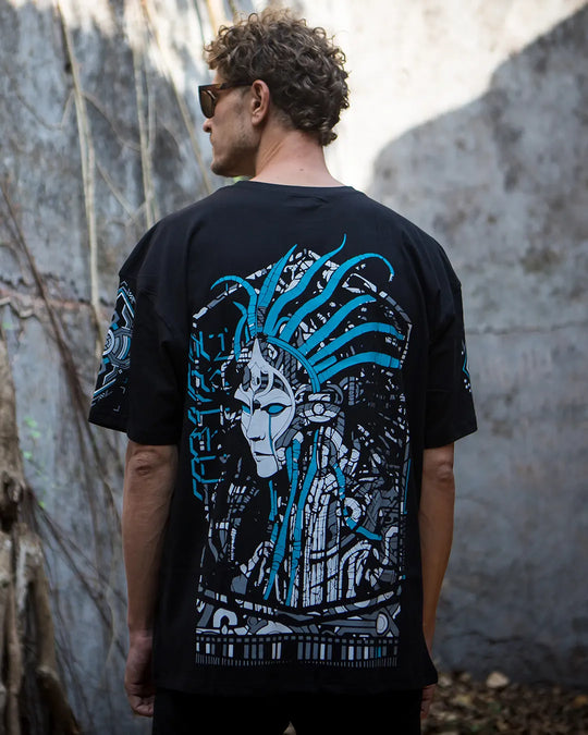 Brave | UV Light Reactive | Oversized Cotton T-Shirt