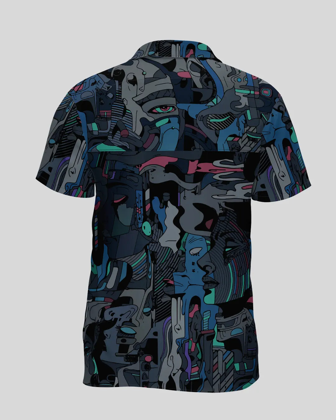 Faces Full Printed Relaxed Fit Shirt