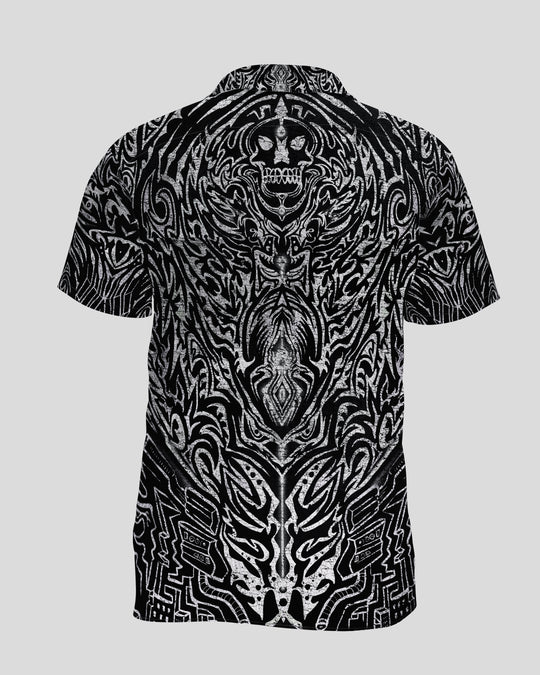 Skull Full Printed Relaxed Fit Shirt