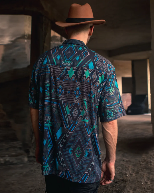 Modular Hexaspace Full Printed Relaxed Fit Shirt