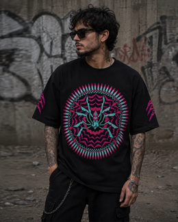 Arakan | UV Light Reactive | Oversized Cotton T-Shirt