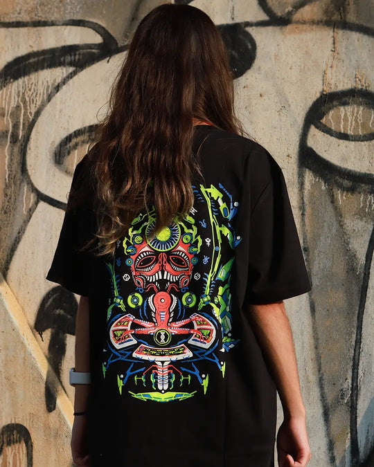 Invasion Cotton Half Sleeve UV Plus Glow In Dark