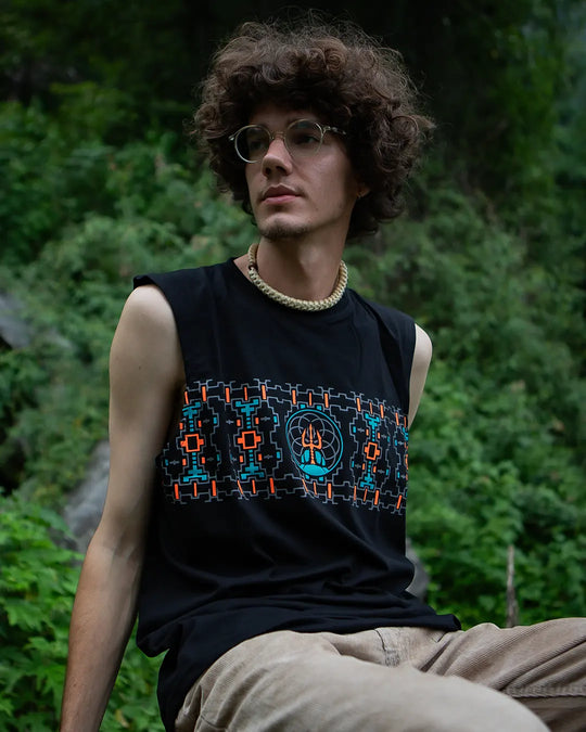 Shamanic UV Light Reactive Cut Sleeve