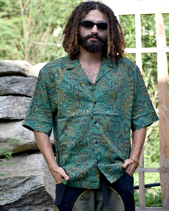 Fractal Fusion Full Printed Relaxed Fit Shirt