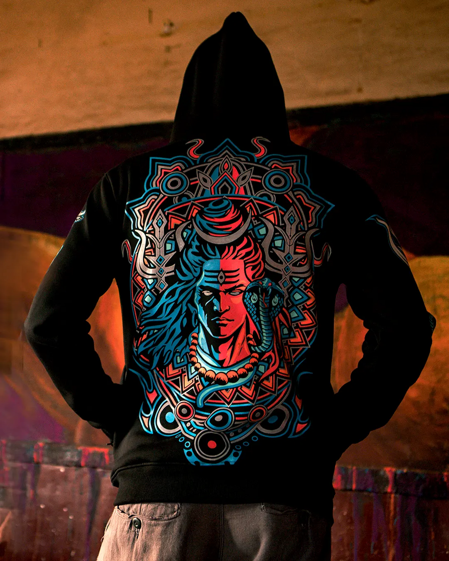 Shiva UV Reactive & Glow in the Dark Hoodie