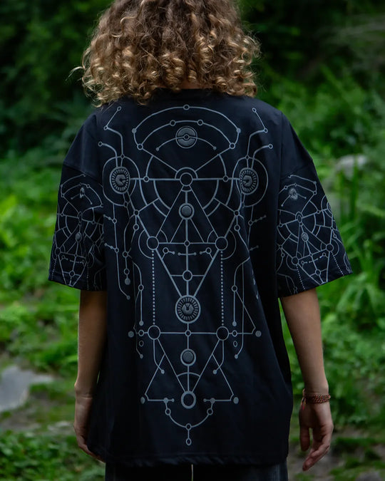 Spectral | Puff Printed | Oversized Cotton T-Shirt