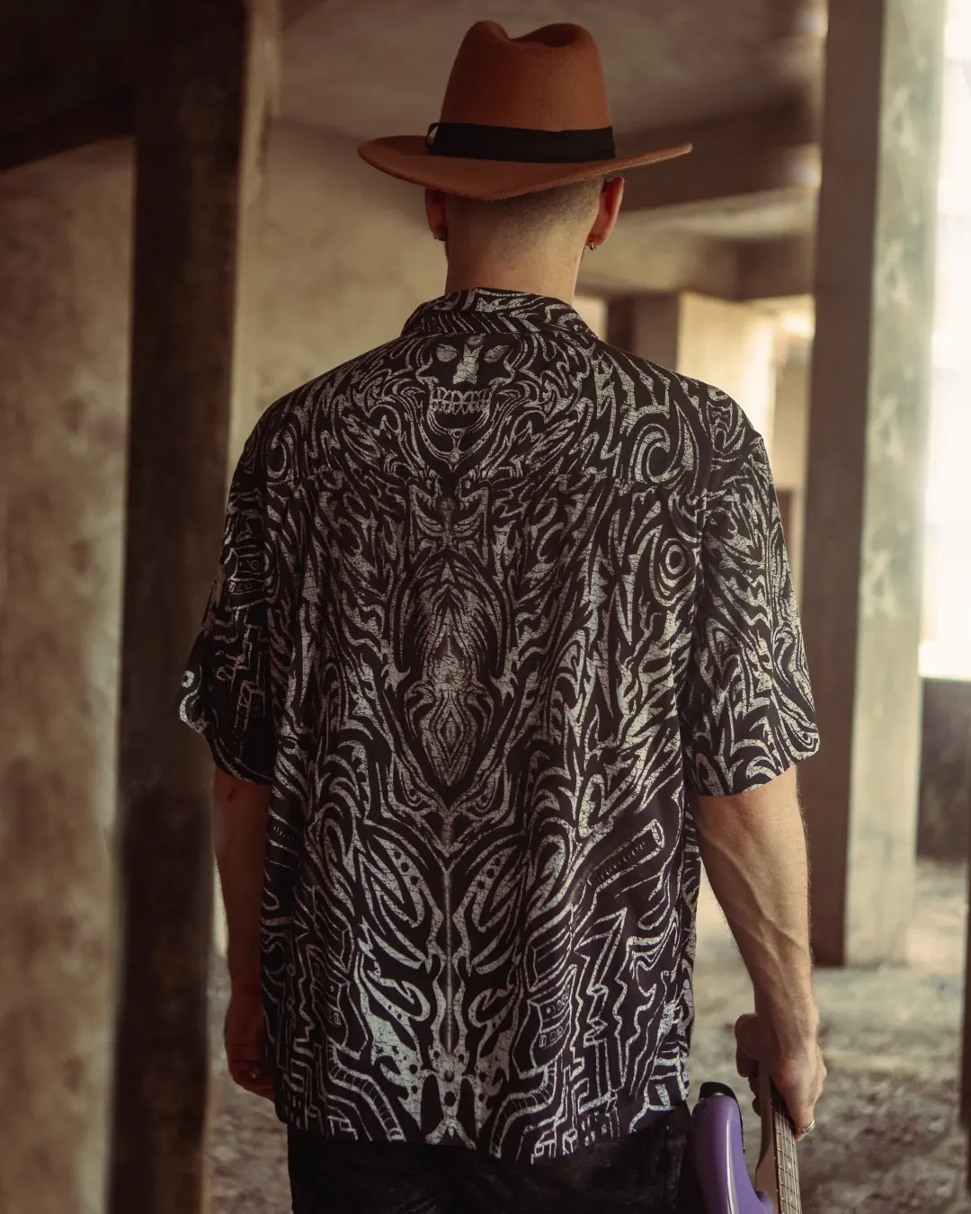 Skull Full Printed Relaxed Fit Shirt product view 1