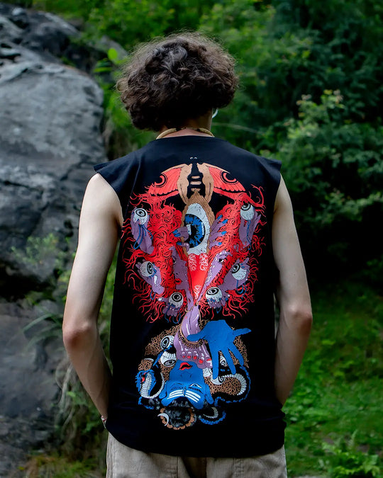 The Wrath of Kali UV Light Reactive Cut Sleeve