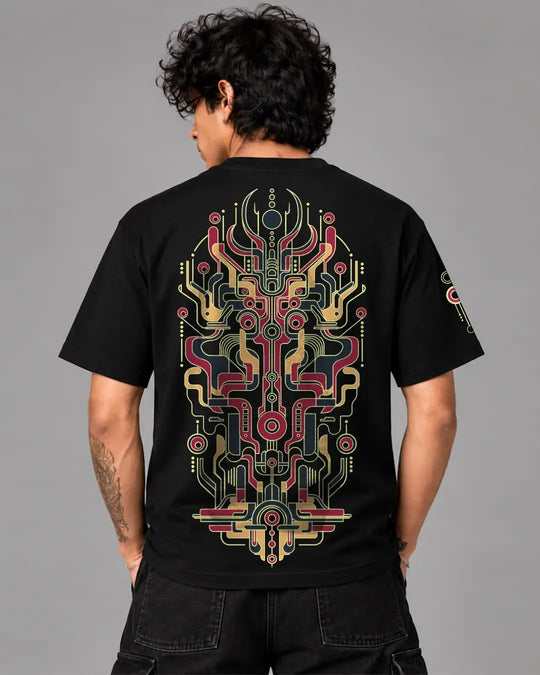 Cybernetic Spirit UV Reactive T-Shirt | Ultra Tribe