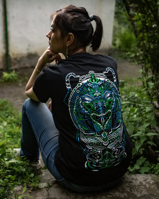 Unity of Form 0.1 Cotton Half Sleeve UV Reactive Plus Glow In Dark