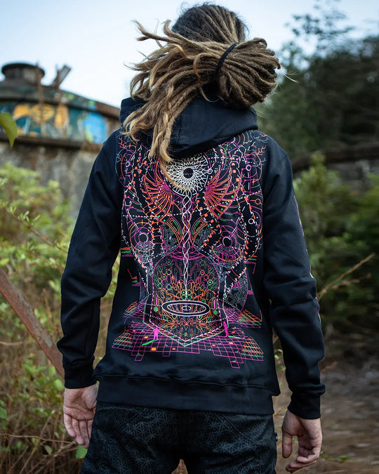 Galaxy in Cubator hoodie product view 1