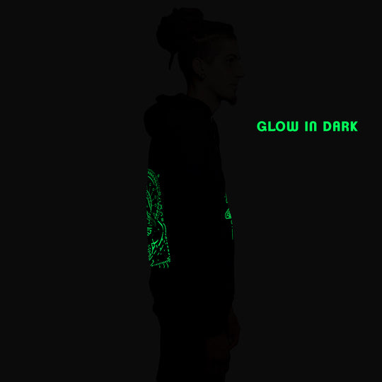 Unity Of Spirit 0.1 Glow In The Dark katoenen hoodie