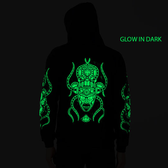 Droid Glow In The Dark Cotton Hoodie