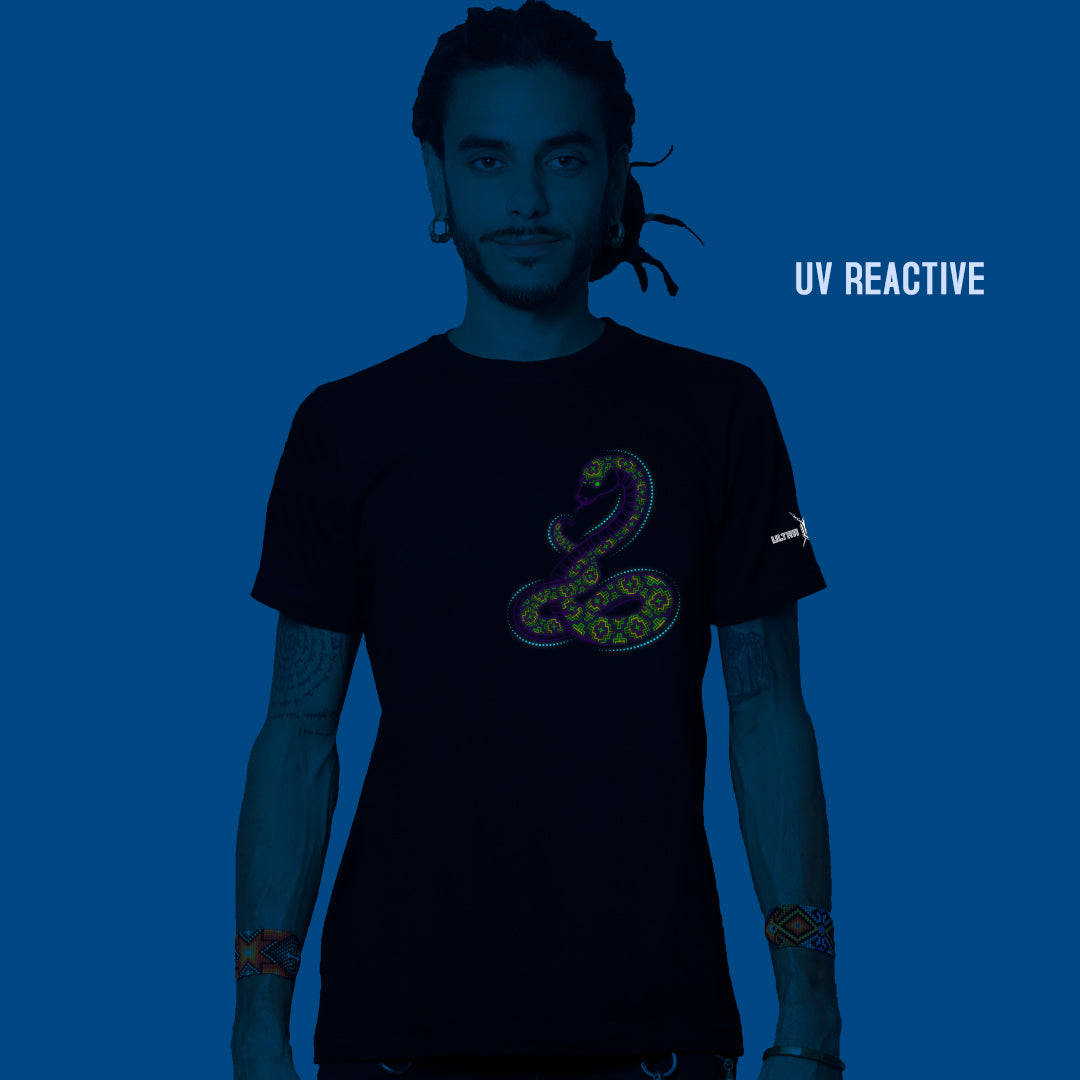 Ayahuasca UV-reactief T-shirt