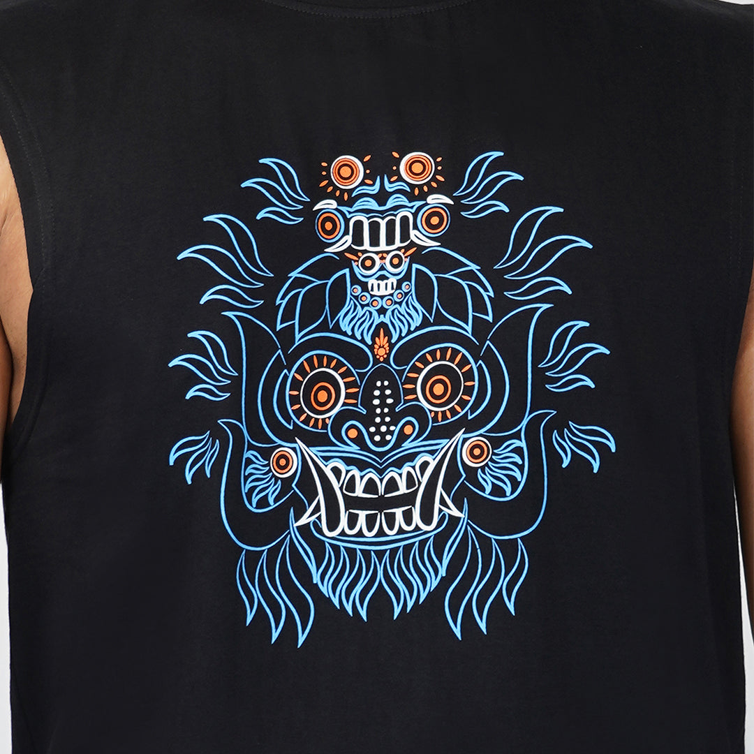 Shaman Mask UV Reactive & Glow in the Dark Cut Sleeve
