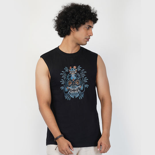 Shaman Mask UV Reactive & Glow in the Dark Cut Sleeve