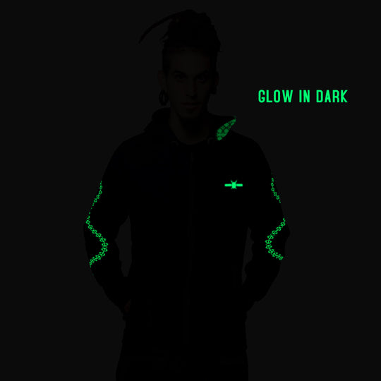 Vasuki 0.2 Glow In The Dark katoenen hoodie