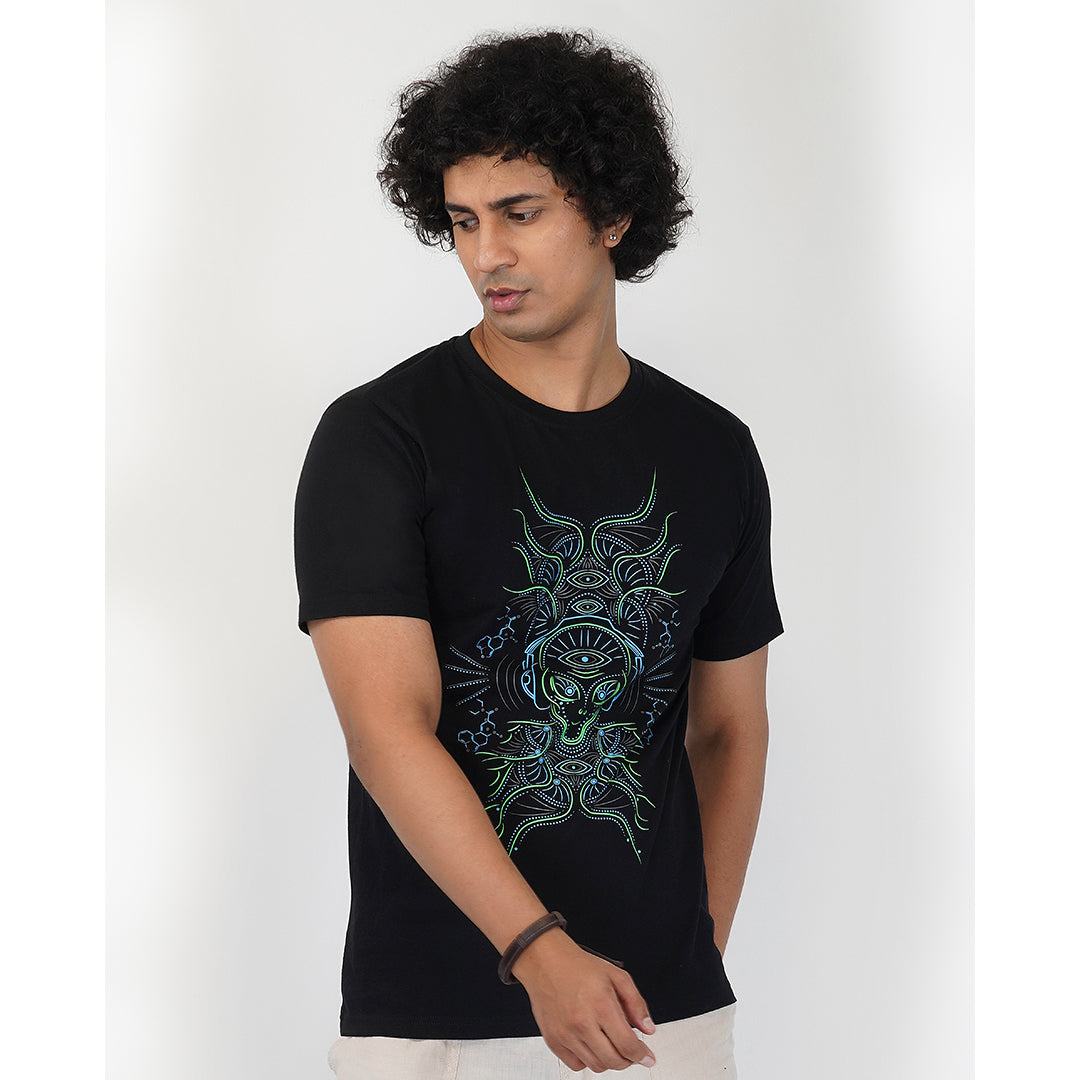 DJ Alien UV Light Reactive T-Shirt