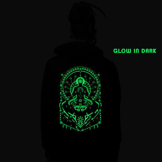 Unity Of Spirit 0.2 Glow In The Dark katoenen hoodie