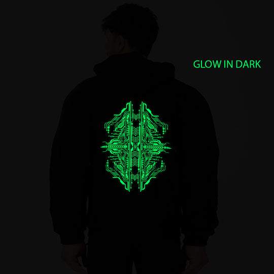 Transformeer Glow In The Dark katoenen hoodie