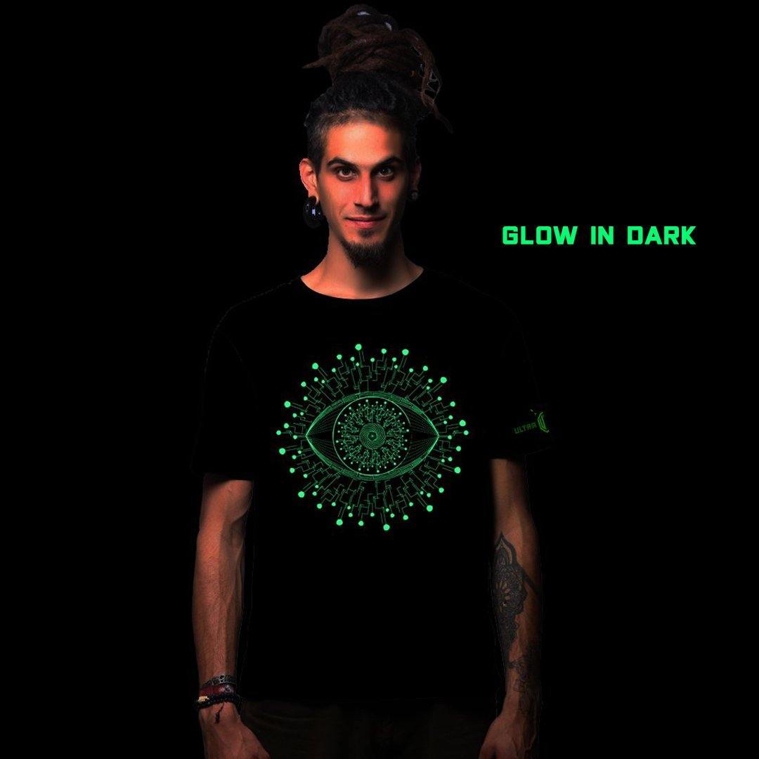 Revive Glow In The Dark Cotton Half Sleeves T Shirt T-shirts Ultra Tribe 