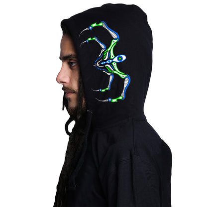 Matsya Glow In The Dark katoenen hoodie